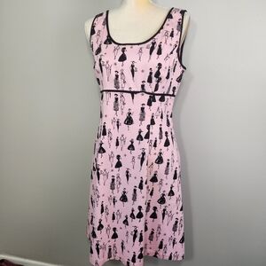 Paraphrase Retro Dress Size 8 Pink Aline  Retro 50s rockabilly
